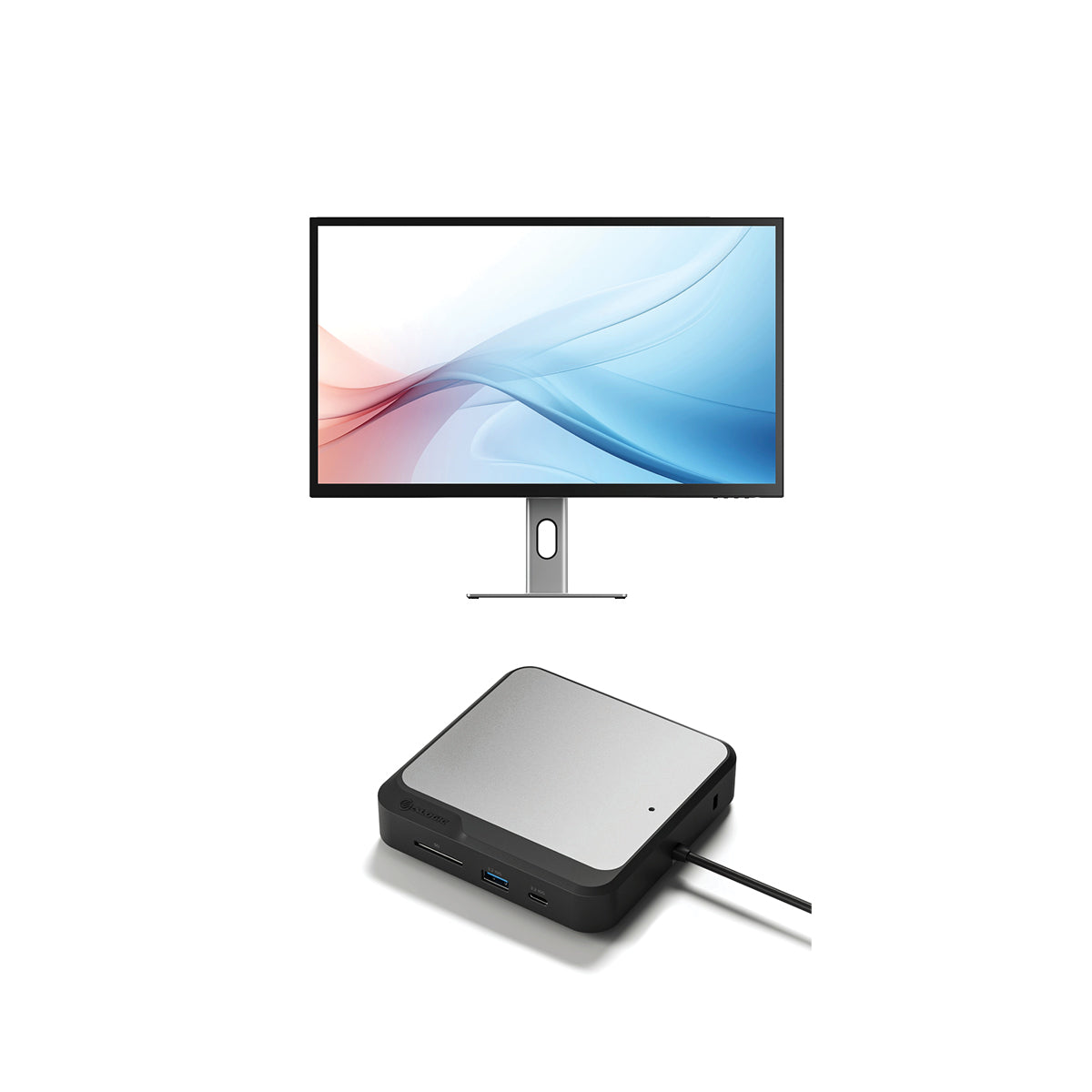 Clarity Max 32 "UHD 4KモニターUSB -Cパワー配信 +デュアル4Kユニバーサルドッキングステーション-HDMIエディション