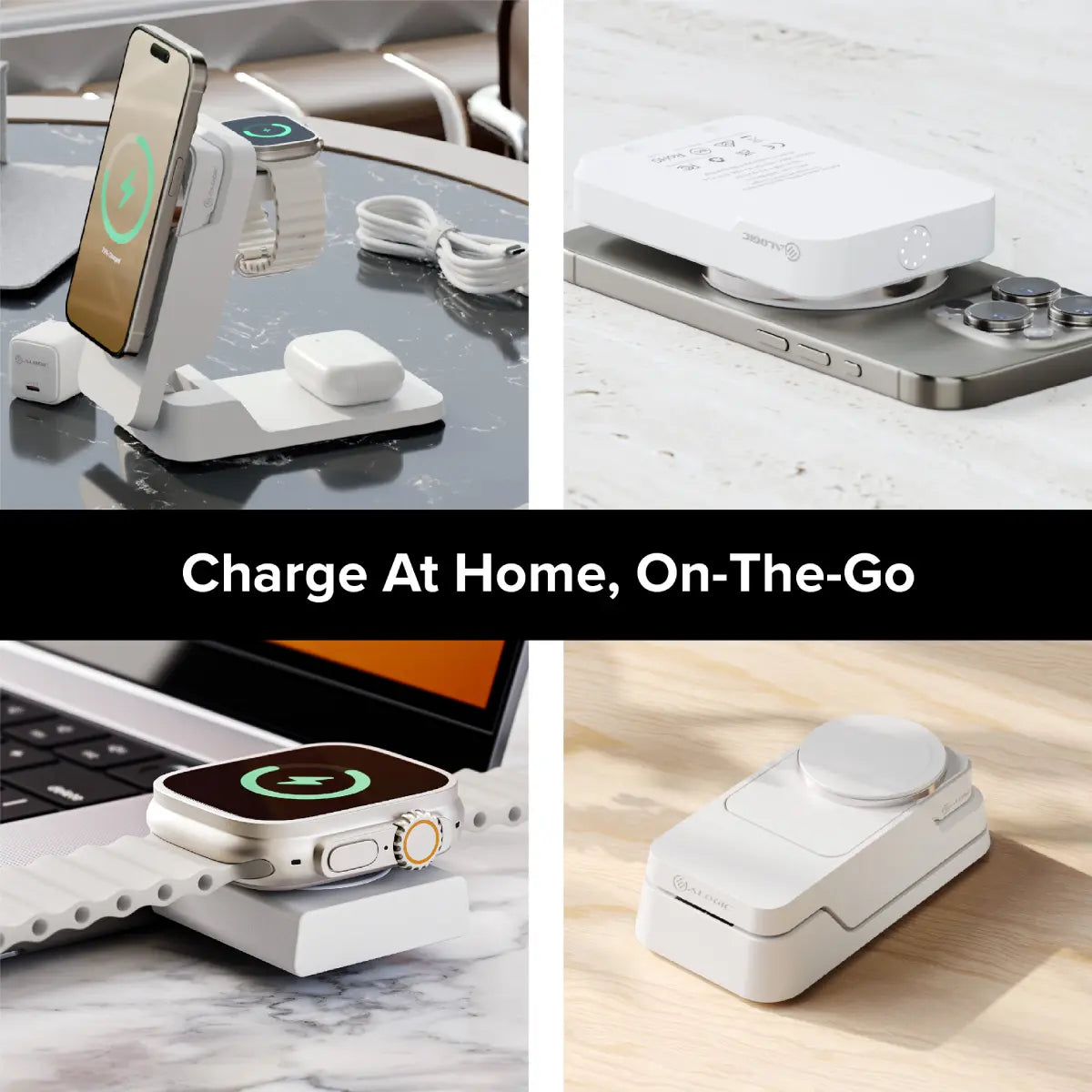 Matrix Ultimate 3-in-1ワイヤレス充電器5,000mah Magsafe Power Bank-Global Edition