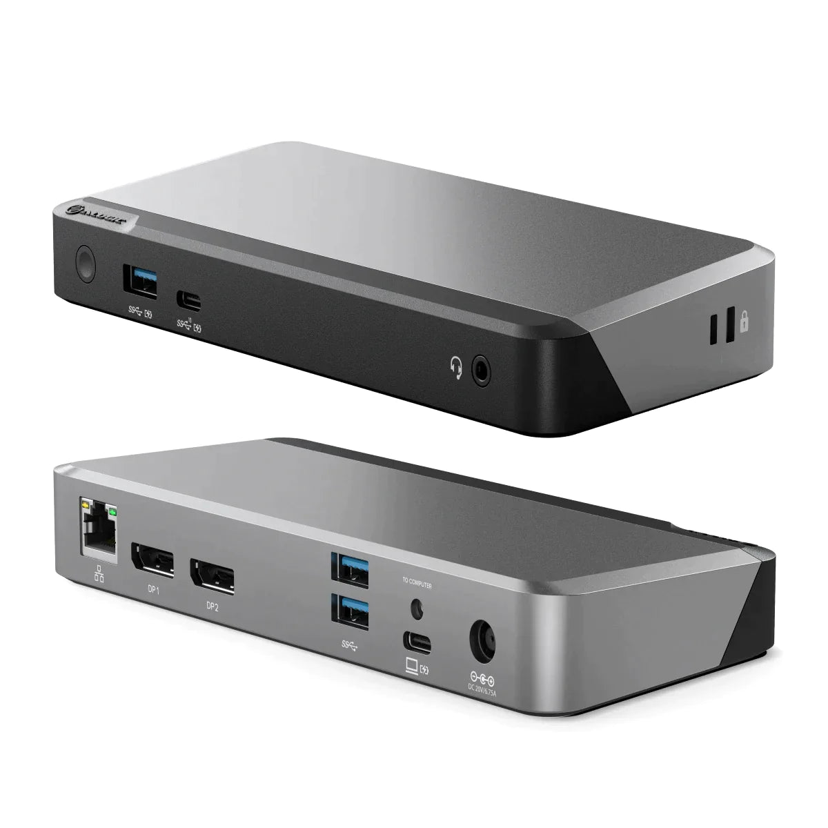 MX2 USB-C Dual Display DP Alt. Mode Docking Station - With 65W Power Delivery