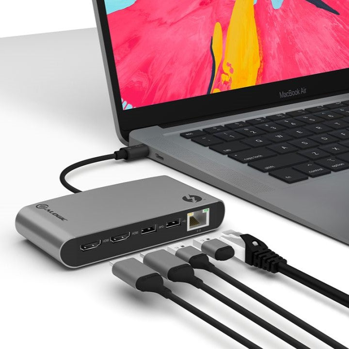 ThunderBolt 3 Dual HDMI PORTABLE Docking Station with 4K
