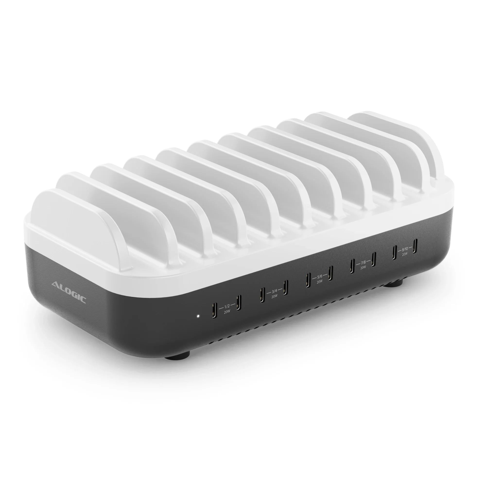 Powerfin 10 ポート 100w USB-C デスクトップ充電ステーション