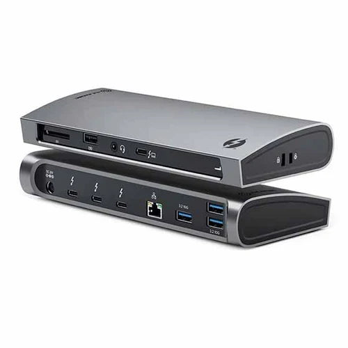 Clarity Fold Touch 32" 4K UHD Monitor with 65W Power Delivery, Webcam, Touchscreen & Fold Stand (Pack of 2) + Thunderbolt 4 BLAZE Docking Station