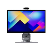 Aspekt 27 インチ 4K UHD マットドッキングタッチモニター、150W USB 充電、デイジーチェーン、アンチグレアスクリーン付き