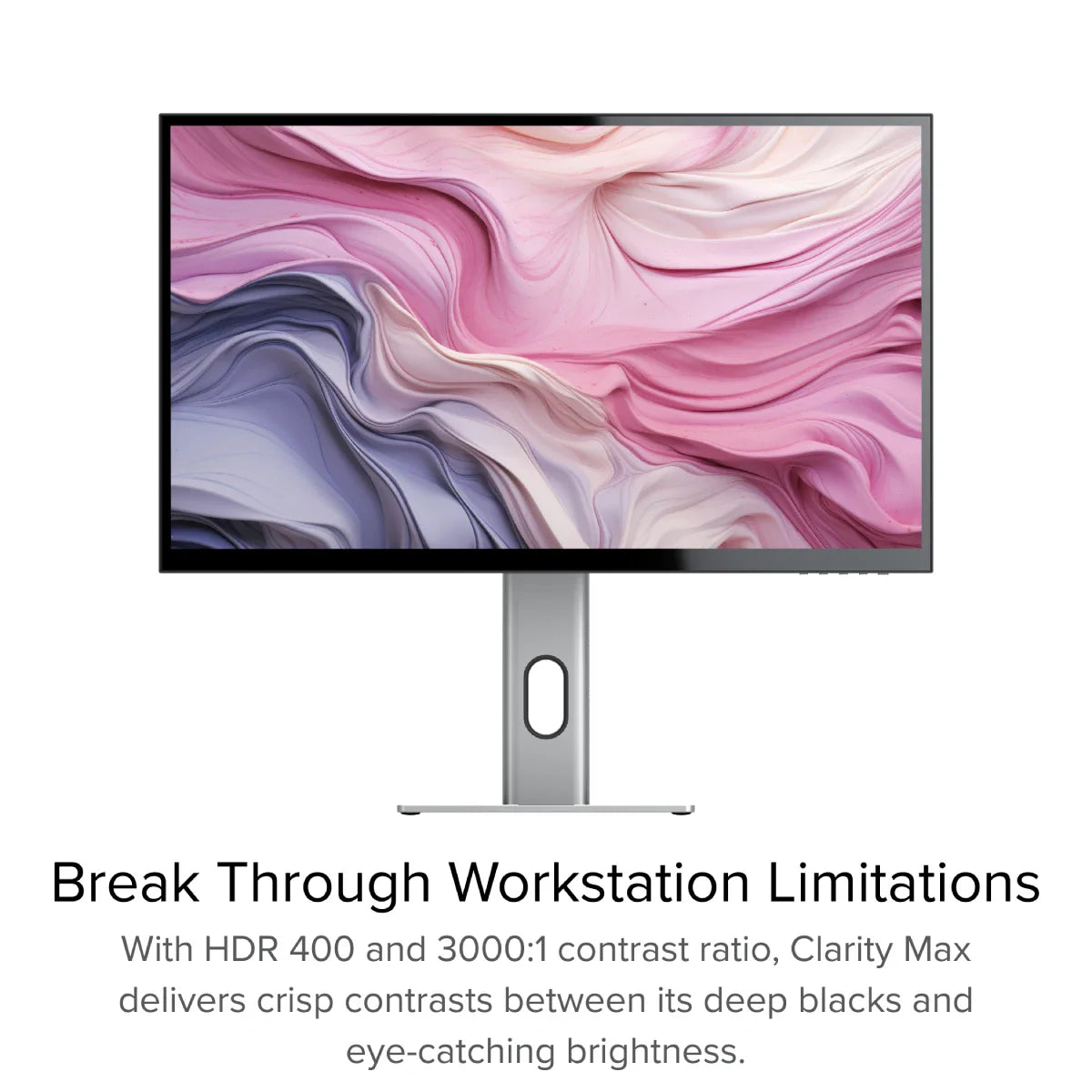 CLARITY 27" UHD 4K Monitor + Thunderbolt 4 BLAZE Hub