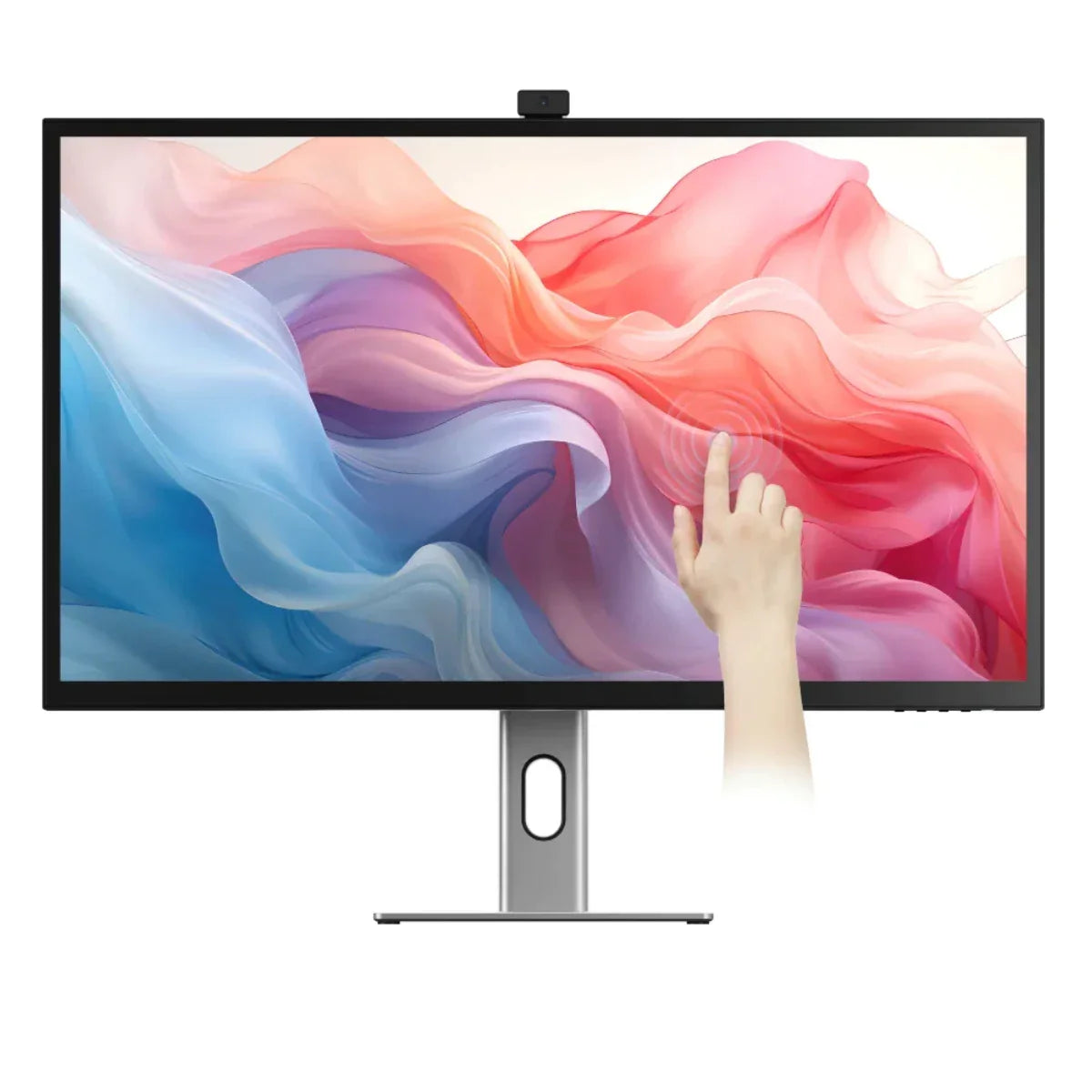 Clarity Max Touch 32" UHD 4K Monitor with USB-C Power Delivery, Webcam and Touch Screen (Pack of 2) + Dual 4K Universal Docking Station - DisplayPort Edition