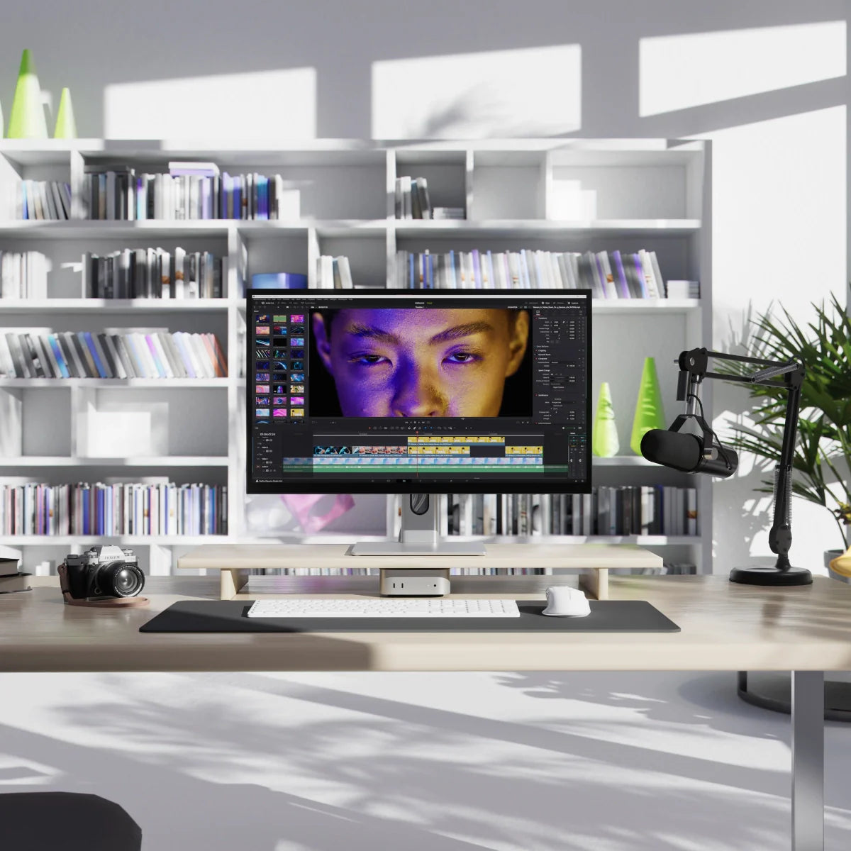 Clarity5KタッチUHDモニターUSB-Cパワー配信とタッチスクリーン