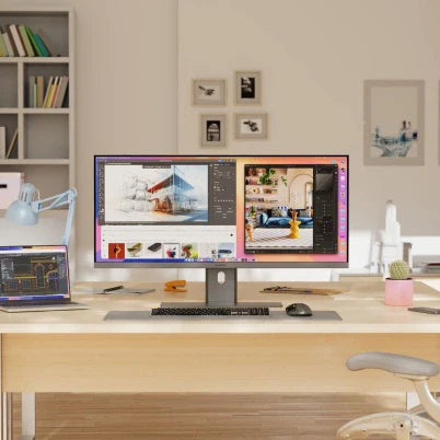 40 インチ エッジ 21:9 ウルトラワイド 5K (5120 x 2160) 100Hz モニター (USB-C ドックおよび 90W 電力供給付き)