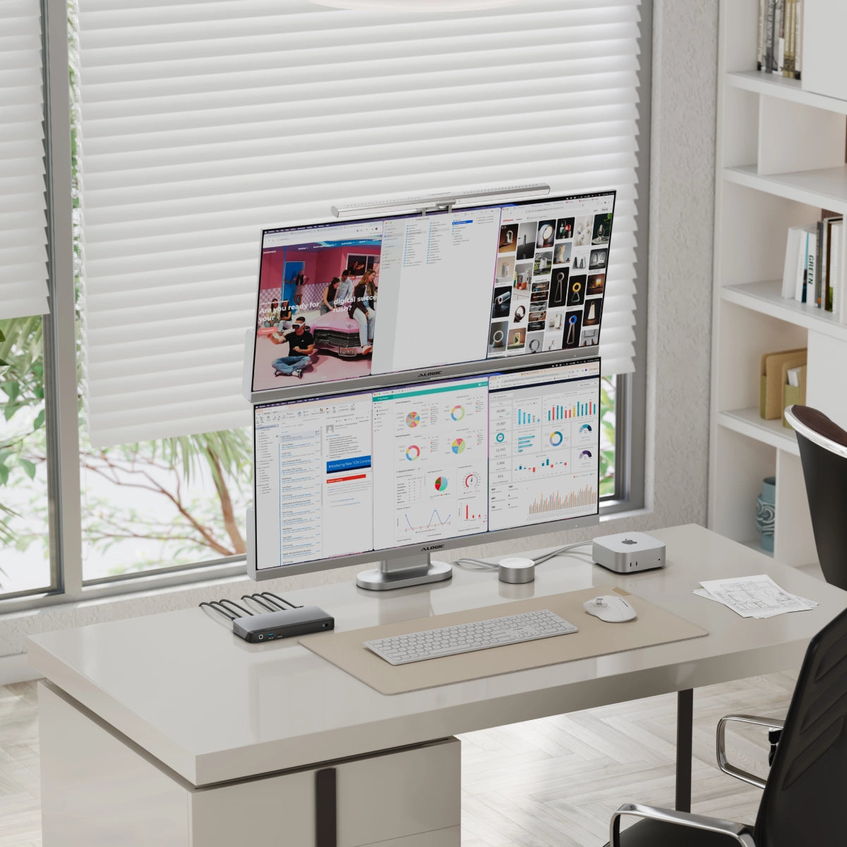Alogic Ultrawide Monitor Bundle - 34-Inch Edge 21:9 Display