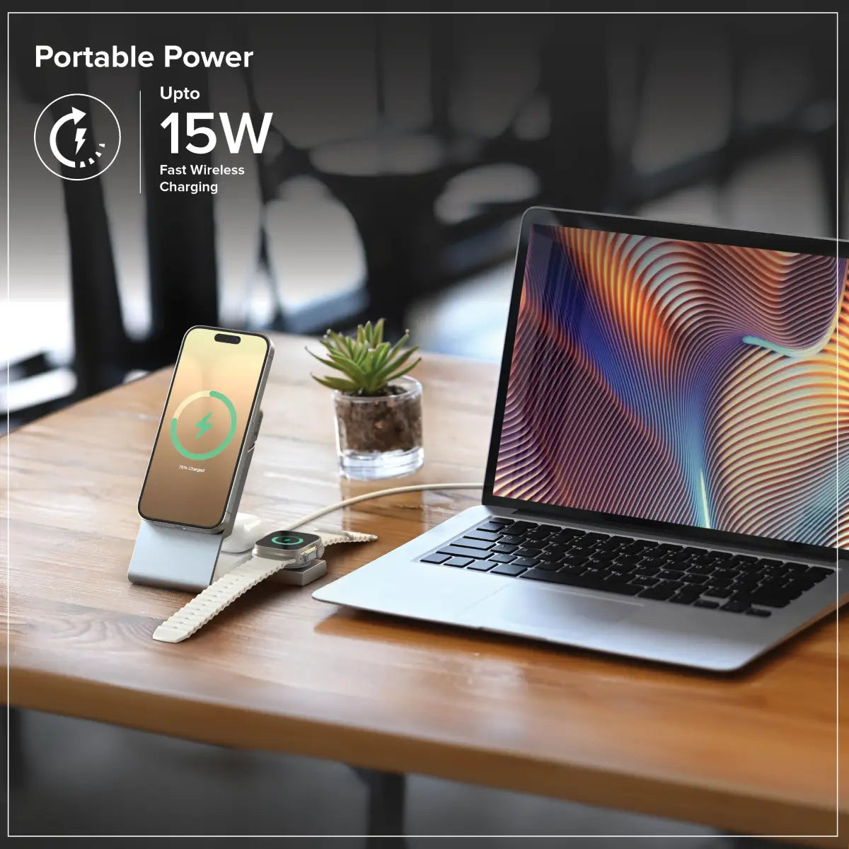 Matrix+ 3-in-1 Universal Magnetic Charging Dock with Power Bank ...