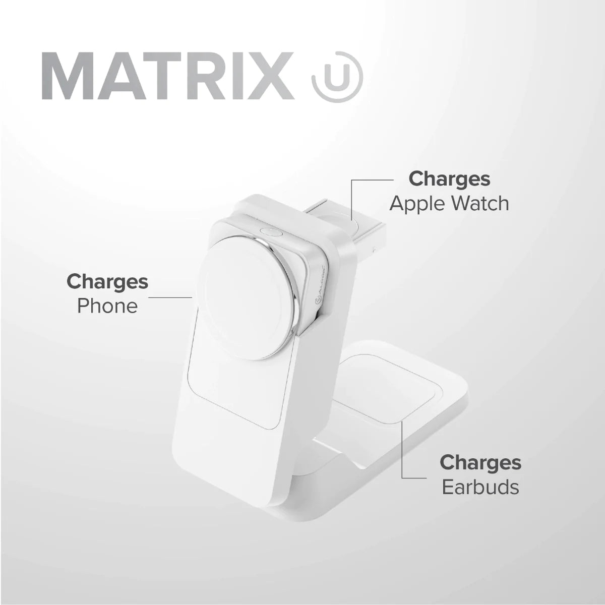 Matrix Ultimate 3-in-1ワイヤレス充電器5,000mah Magsafe Power Bank-Global Edition