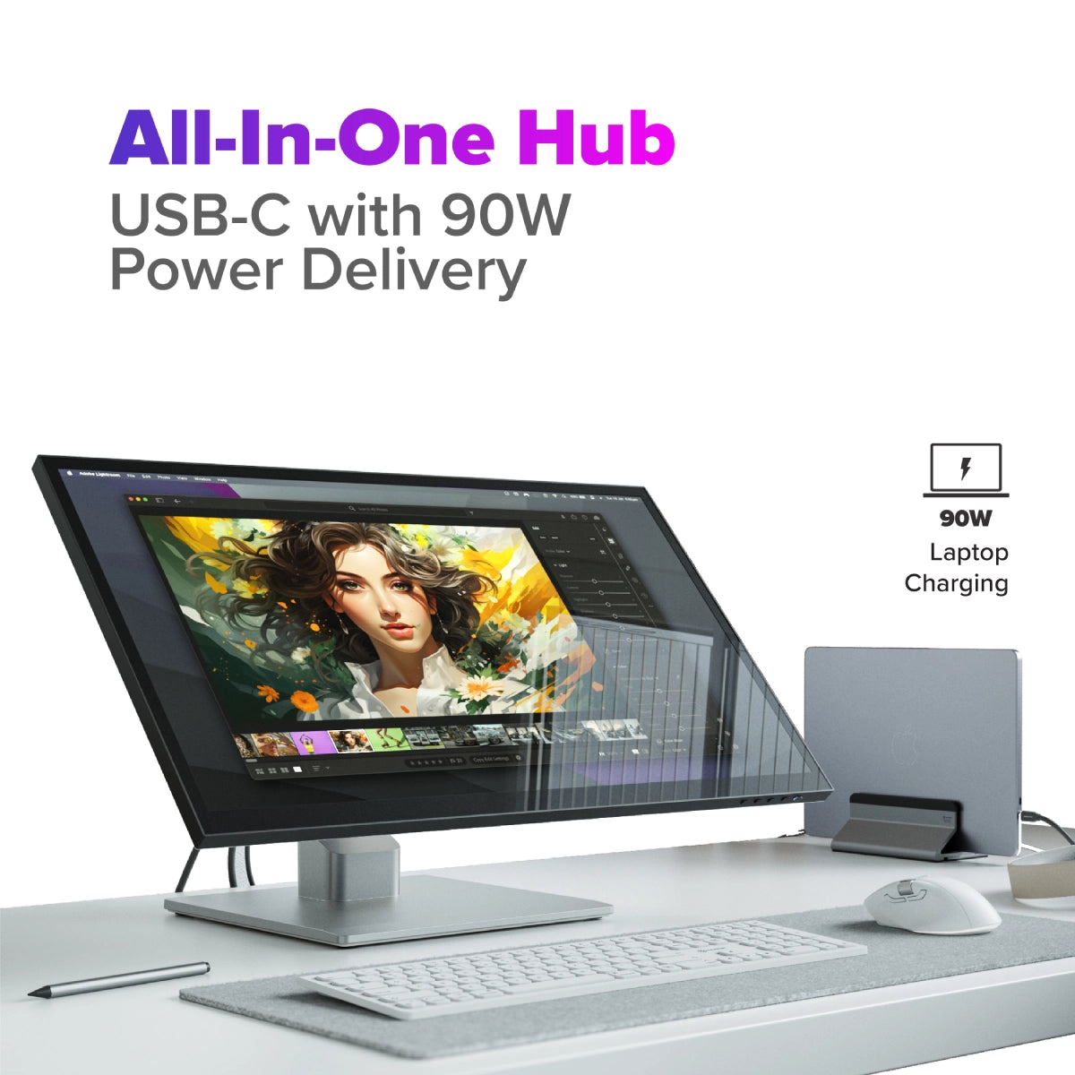 Clarity6K Touch 32 "UHDモニターUSB-Cパワー配信とタッチスクリーン