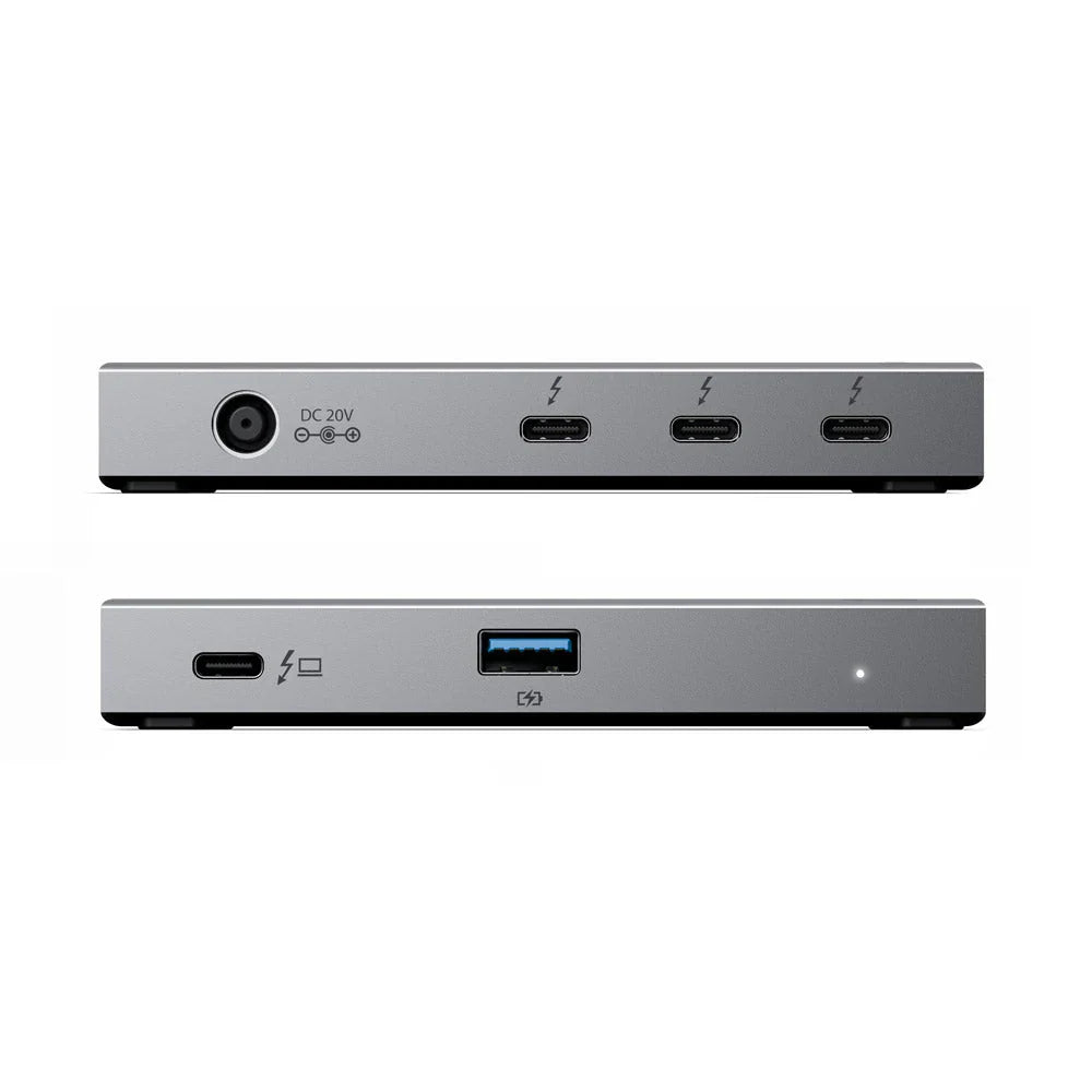 Clarity Fold Touch 27 インチ 4K UHD モニター、65W 電力供給、ウェブカメラ、タッチスクリーン、折りたたみスタンド + Thunderbolt 4 BLAZE ハブ付き