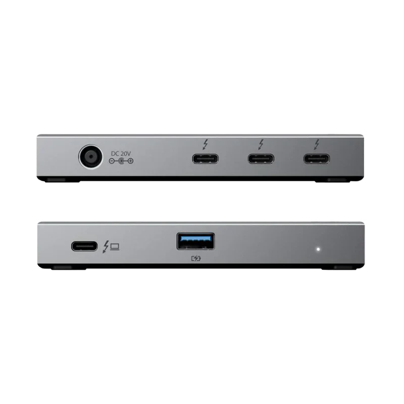Clarity Fold Touch 27 インチ 4K UHD モニター、65W 電力供給、ウェブカメラ、タッチスクリーン、折りたたみスタンド + Thunderbolt 4 BLAZE ハブ付き