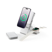 マトリックス3-in-1アップルウォッチ充電器 +マトリックスユニバーサルマグネティックパワーバンク5000mah付きユニバーサル磁気充電ドック